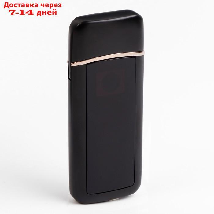 Зажигалка электронная, спиральная, "Мужик", чёрная, 3х7.3 см. USB - фото 2 - id-p209291625