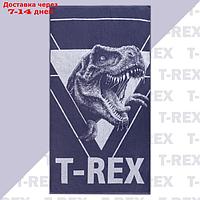 Полотенце махровое Этель T-REX, 70х130 см, 100% хлопок, 420гр/м2