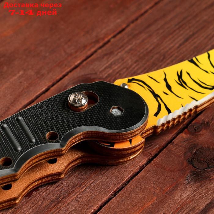 Сувенир деревянный "Ножик раскладной" тигровый - фото 5 - id-p209299803
