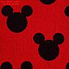 Полотенце махровое Mickey "Микки Маус", красный, 70х130 см, 100% хлопок, 420гр/м2, фото 2
