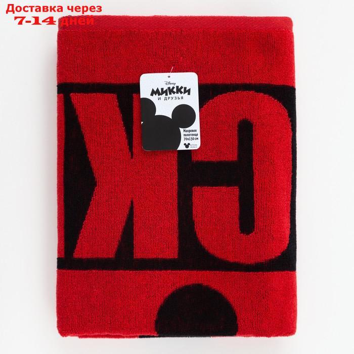 Полотенце махровое Mickey "Микки Маус", красный, 70х130 см, 100% хлопок, 420гр/м2 - фото 5 - id-p209299806