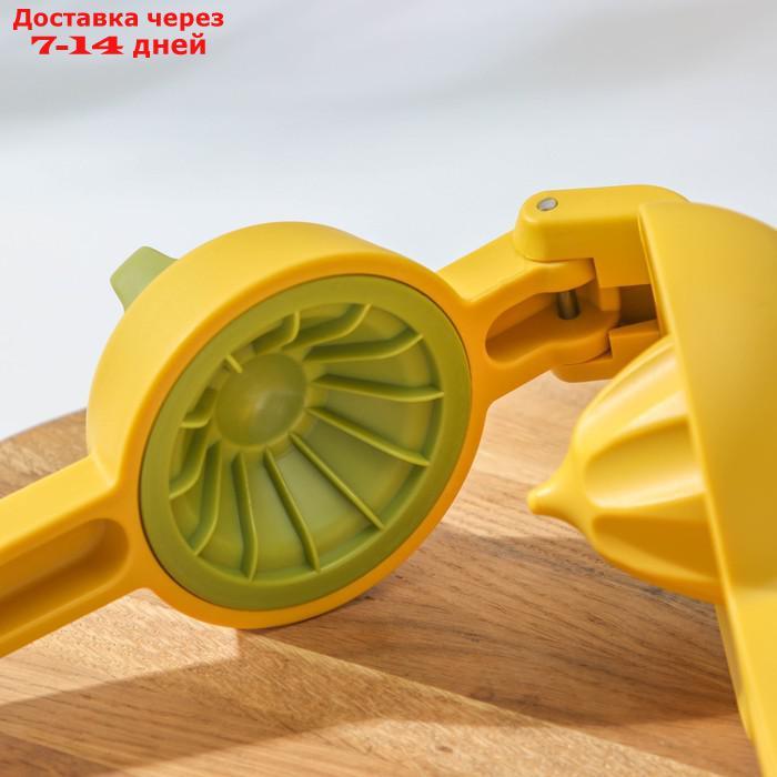 Соковыжималка ручная "Juicer" цвет желто-зеленый - фото 4 - id-p209305767