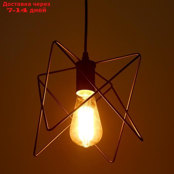 Светильник "Шелби" 1xE27 40Вт черный 20х20х100 см. - фото 3 - id-p209297811