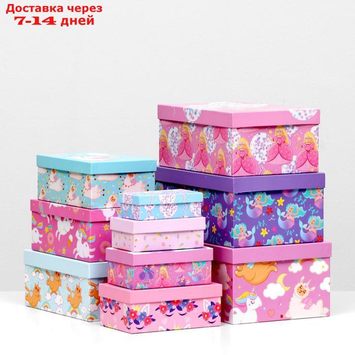 Набор коробок 10 в 1 "Маленькой принцессе", 30,5 х 20 х 13 - 12 х 6,5 х 4 см - фото 2 - id-p209290205