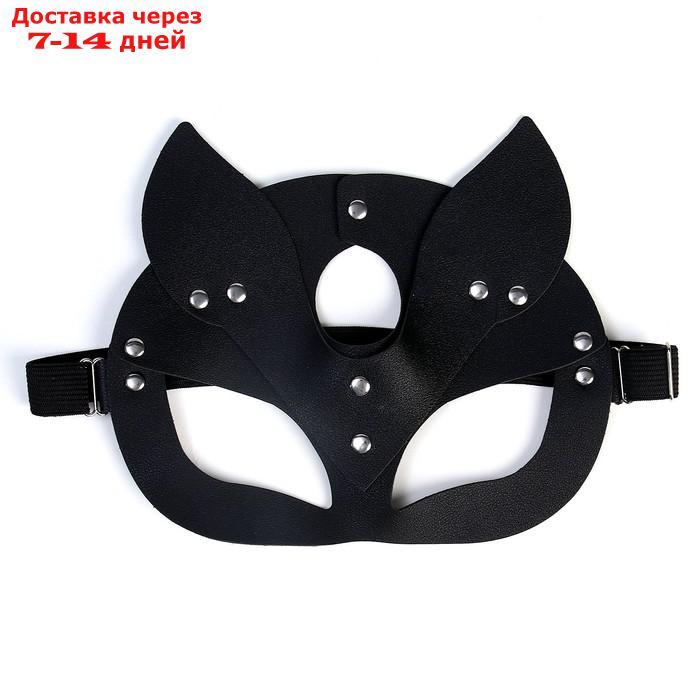 Карнавальная маска Кошка, цвет черный - фото 1 - id-p209294880