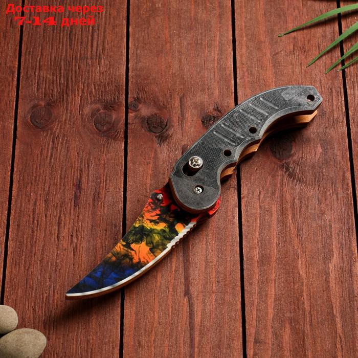 Сувенир деревянный "Ножик раскладной" разноцветный - фото 1 - id-p209299818