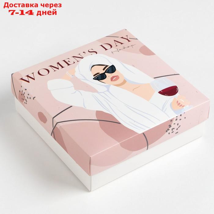 Подарочный набор "Woman's day" маска для сна, носки 3 пары - фото 8 - id-p209305795