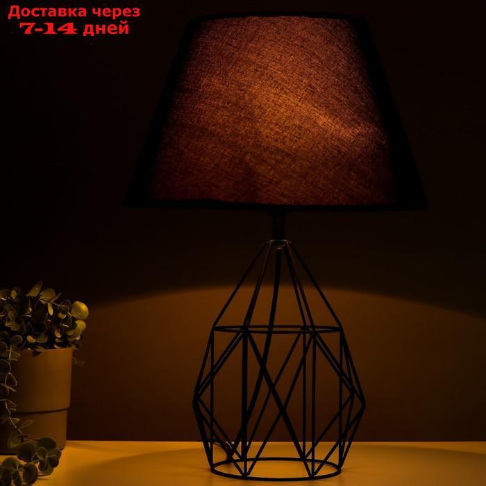 Настольная лампа 16782/1 E27 40Вт черный 22х22х48 см - фото 3 - id-p209295886