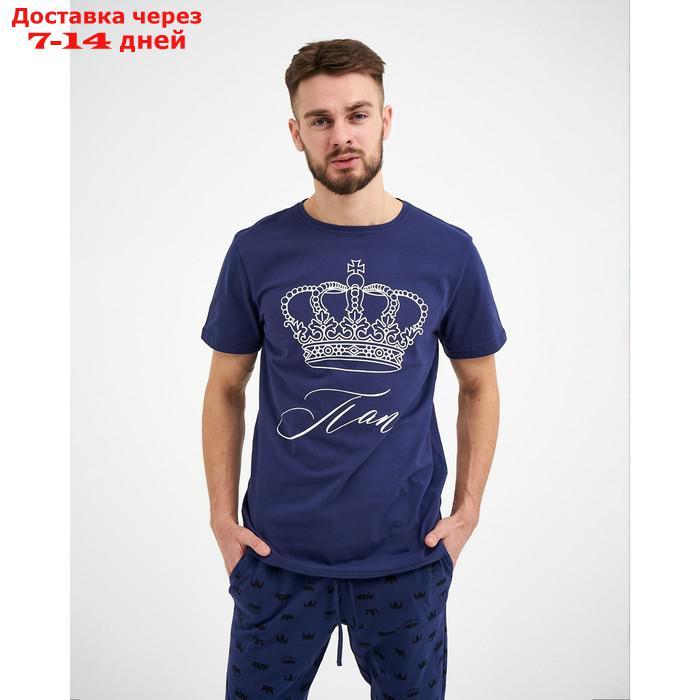 Пижама мужская (футболка и брюки) KAFTAN "Crown" р.56 - фото 4 - id-p209300840