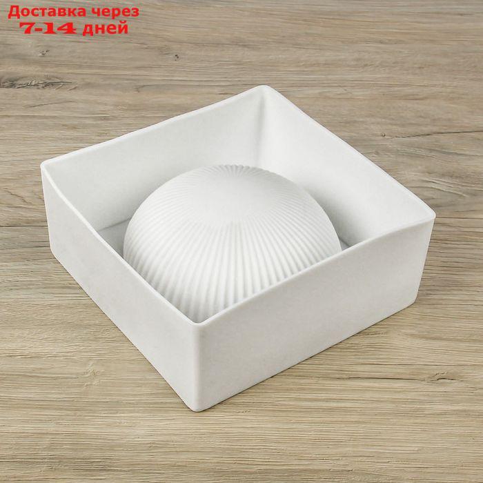 Форма для муссовых десертов и выпечки Доляна "Полусфера", 19×8 см, цвет белый - фото 3 - id-p209295892