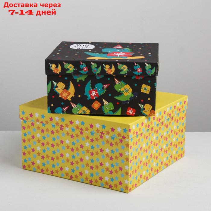 Набор подарочных коробок 10 в 1 "Поздравления", 10.2 × 10.2 × 6 28.2 × 28.2 × 15 см - фото 2 - id-p209304819