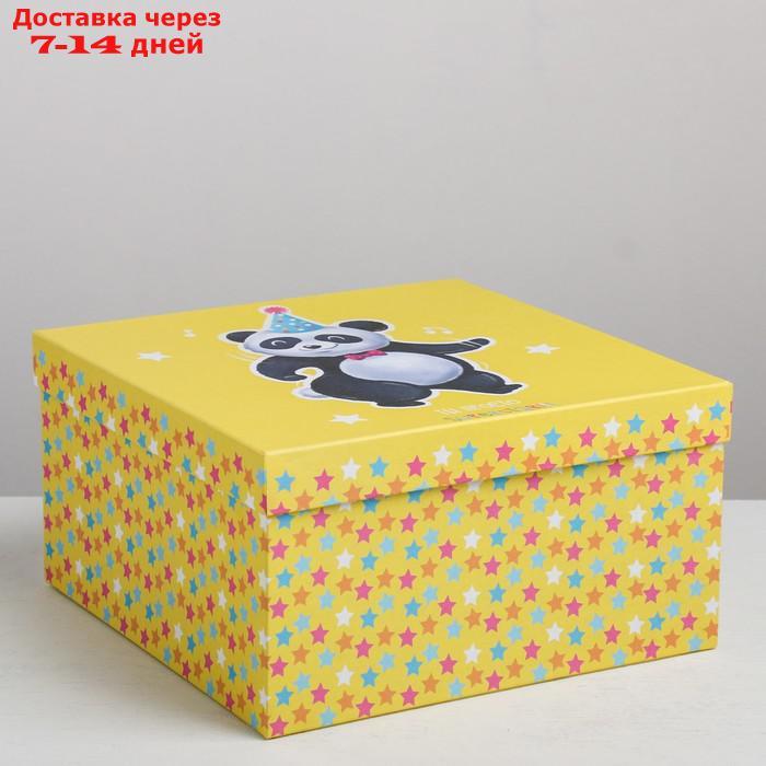 Набор подарочных коробок 10 в 1 "Поздравления", 10.2 × 10.2 × 6 28.2 × 28.2 × 15 см - фото 5 - id-p209304819