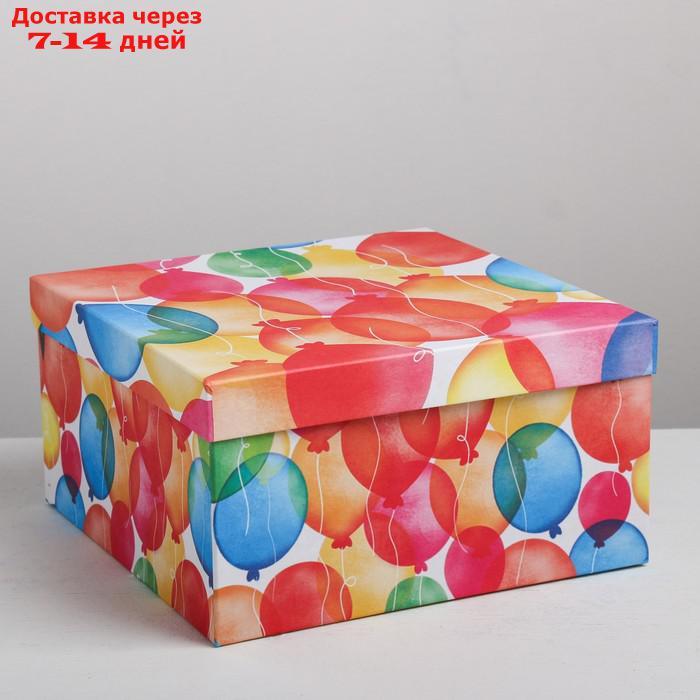 Набор подарочных коробок 10 в 1 "Поздравления", 10.2 × 10.2 × 6 28.2 × 28.2 × 15 см - фото 6 - id-p209304819