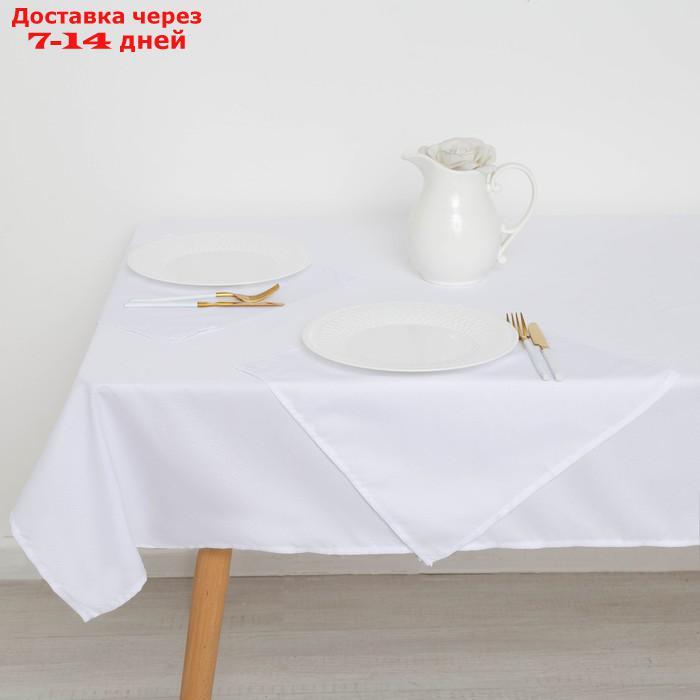 Набор столовый скатерть 180х220 см +салфетки 40х40 см (6шт), микрофибра, 100%п/э