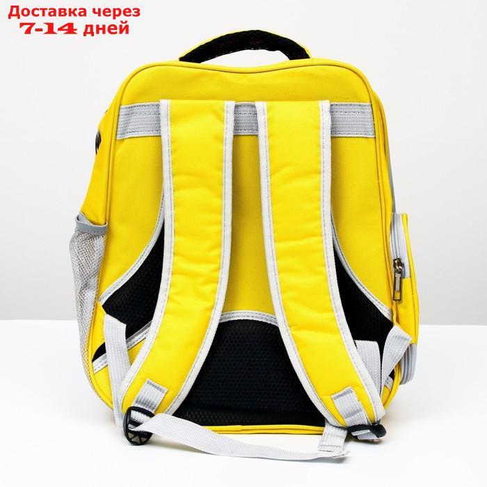 Рюкзак для переноски животных "Котик", прозрачный, 34 х 25 х 40 см, жёлтый - фото 5 - id-p209294962