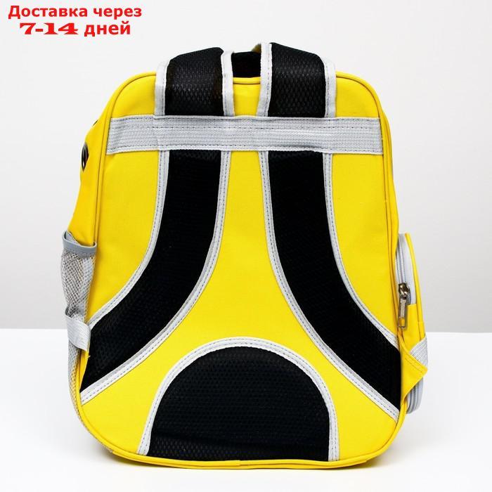 Рюкзак для переноски животных "Котик", прозрачный, 34 х 25 х 40 см, жёлтый - фото 6 - id-p209294962