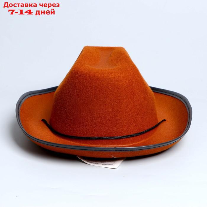 Ковбойская детская шляпа "Лучший ковбой", р-р. 52-54, цвет песочный - фото 3 - id-p209298937