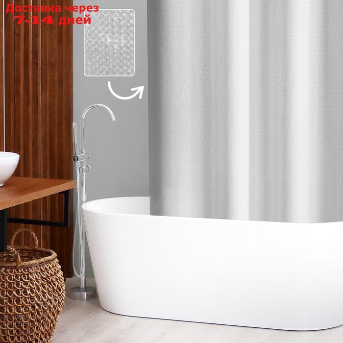 Штора для ванной комнаты Доляна "Классика", 3D, 180×180 см, EVA - фото 1 - id-p209295974