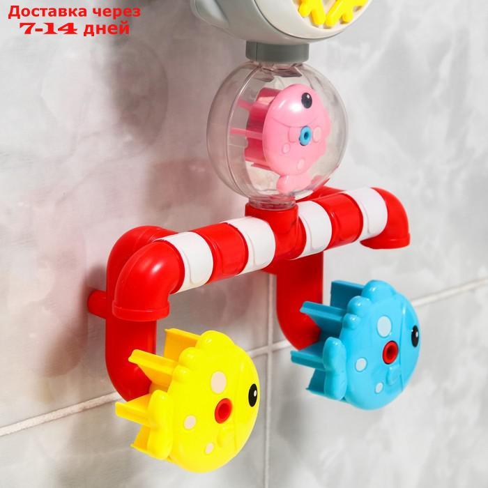Набор игрушек для игры в ванне "Пингвинчик МАХ - мельница" - фото 3 - id-p209298949