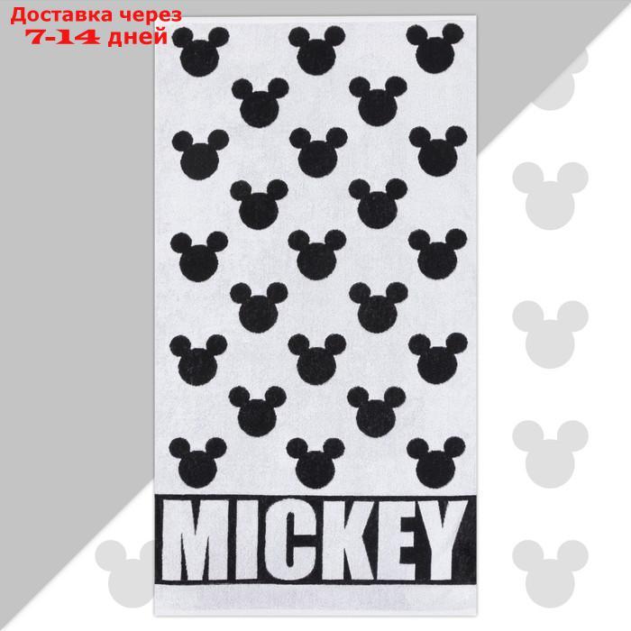 Полотенце махровое Mickey "Микки Маус", белый, 70х130 см, 100% хлопок, 420гр/м2