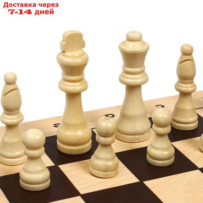 Шахматы гроссмейстерские (доска дерево 43х43 см, фигуры дерево, король h=9 см) ) - фото 3 - id-p209297956