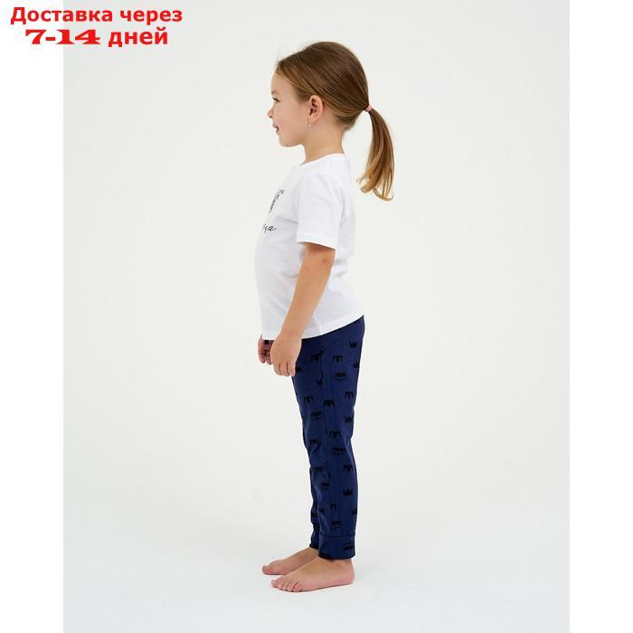 Пижама (футболка, брюки) KAFTAN "Crown" рост 110-116 (32) - фото 3 - id-p209298971
