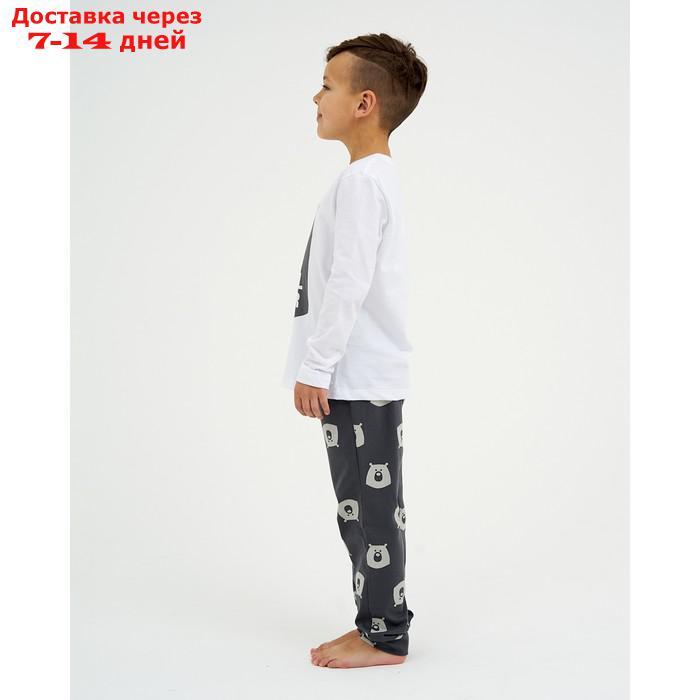 Пижама детская (джемпер, брюки) KAFTAN "Bear" р.30 (98-104) - фото 3 - id-p209299007