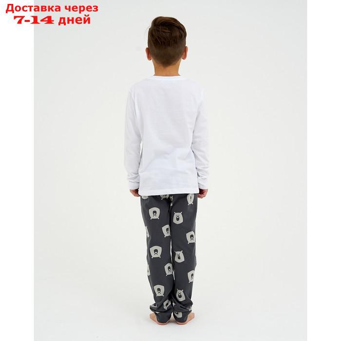 Пижама детская (джемпер, брюки) KAFTAN "Bear" р.30 (98-104) - фото 4 - id-p209299007