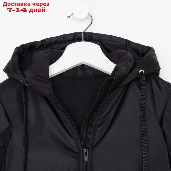 Куртка для мальчика, цвет чёрный, рост 86-92 см - фото 8 - id-p209305963
