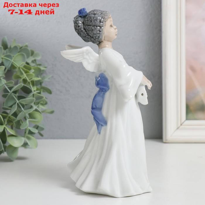 Сувенир керамика "Ангел с лютней" цветной 18,7х8х9 см - фото 2 - id-p209302994