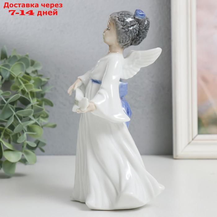Сувенир керамика "Ангел с лютней" цветной 18,7х8х9 см - фото 4 - id-p209302994