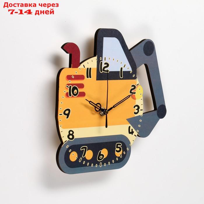 Часы настенные, серия: Детские "Машина" 23.5 х 23 см - фото 2 - id-p209305973