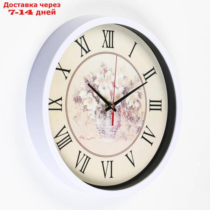 Часы настенные, серия: Классика, дискретный ход, d=30 см, АА - фото 2 - id-p209303035