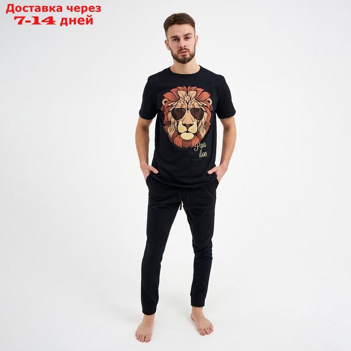 Пижама мужская (футболка и брюки) KAFTAN "Lion" р.56 - фото 1 - id-p209301059