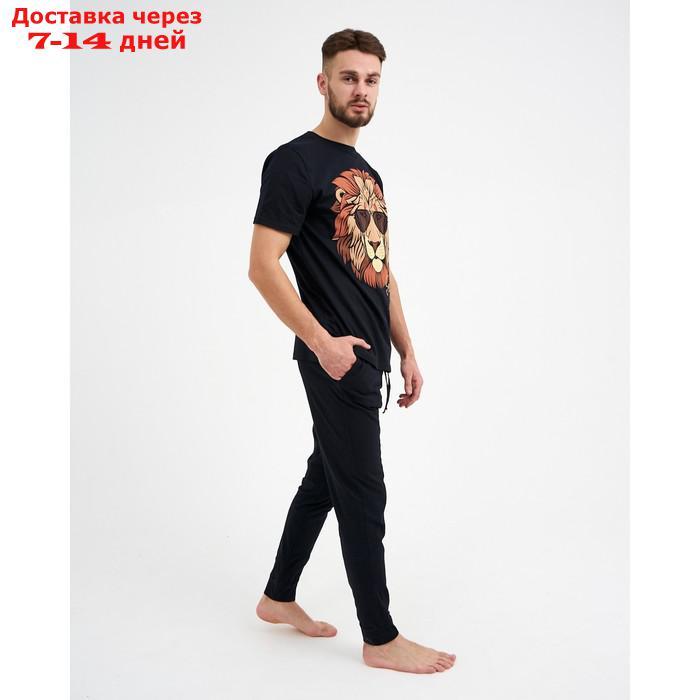 Пижама мужская (футболка и брюки) KAFTAN "Lion" р.56 - фото 3 - id-p209301059