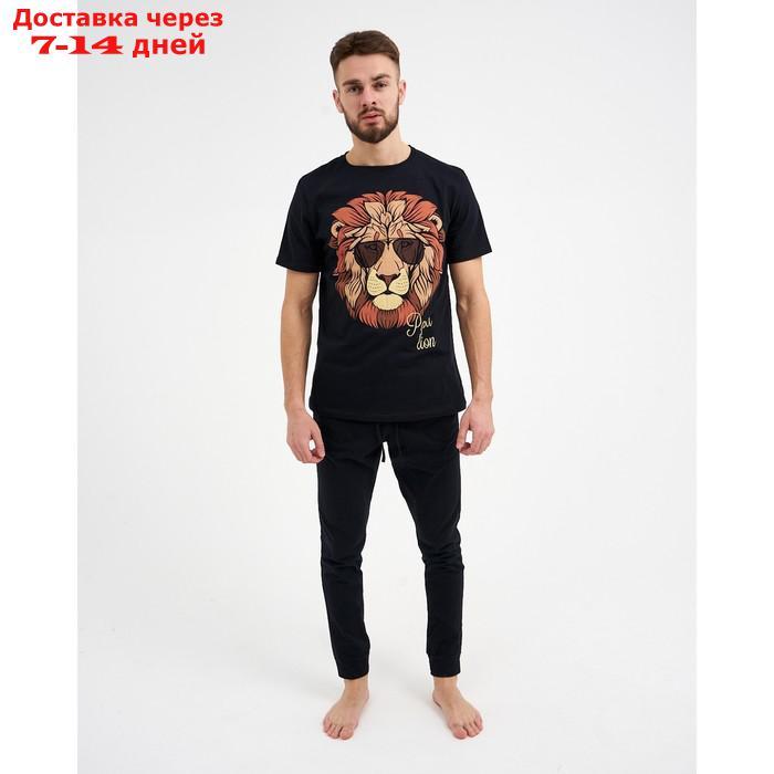 Пижама мужская (футболка и брюки) KAFTAN "Lion" р.56 - фото 4 - id-p209301059