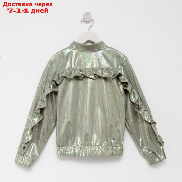 Жакет (бомбер) детский MINAKU: Casual Collection KIDS цвет зеленый, рост 146 - фото 10 - id-p209306038