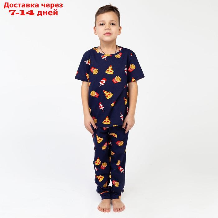 Пижама (футболка, брюки) KAFTAN "Food" рост 98-104 (30) - фото 4 - id-p209300110