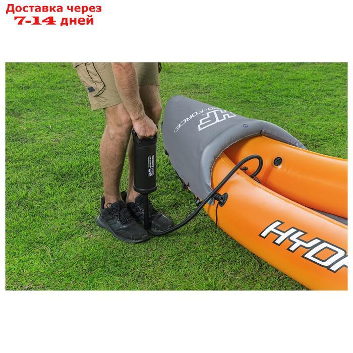 Байдарка Lite-Rapid X2 Kayak, 2 местная, вёсла 218 см, до 160 кг, 321 х 88 х 48 см, 65077 Bestway - фото 5 - id-p209299128