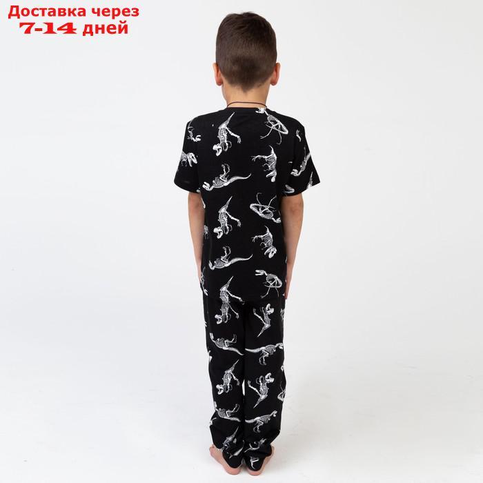 Пижама (футболка, брюки) KAFTAN "Динозавры" рост 86-92 (28) - фото 5 - id-p209300148