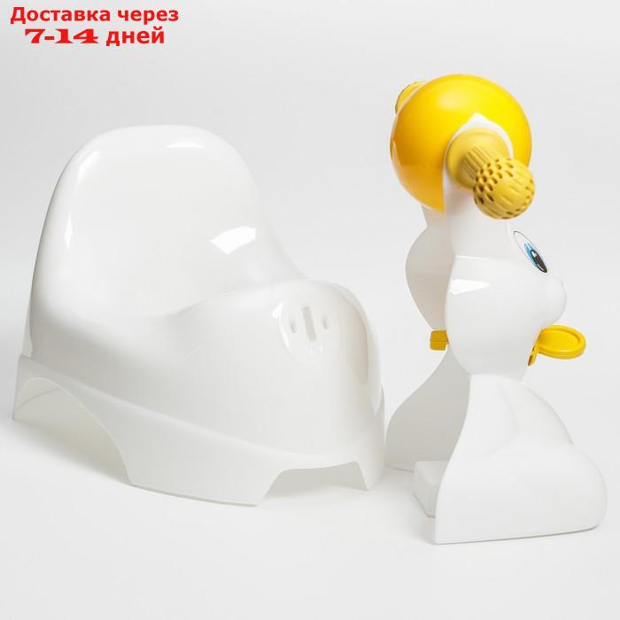 Горшок детский с форме игрушки "Зайчик" "Lapsi", цвет белый - фото 3 - id-p209300151