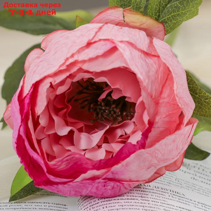 Цветы искусственные "Крупный пион" 9*70 см, розовый - фото 2 - id-p209304071