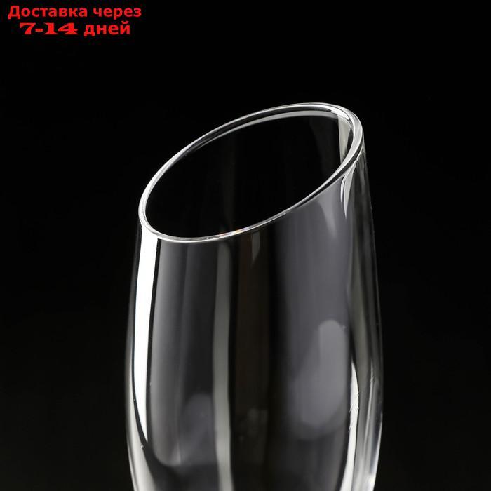 Бокал для шампанского "Иллюзия", 180 мл, 5,5×27,5 см - фото 2 - id-p209302126
