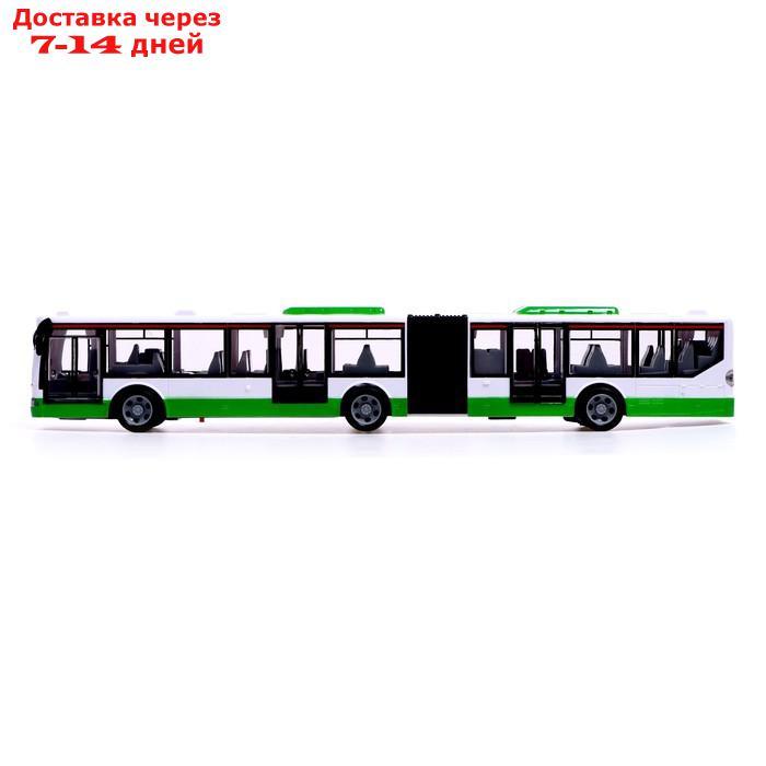 Автобус радиоуправляемый "Городской", работает от аккумулятора, цвет зелёный - фото 2 - id-p209306153
