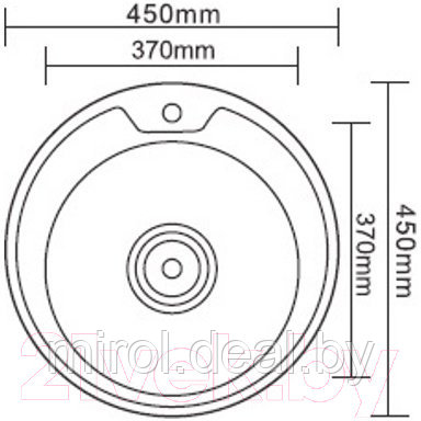 Мойка кухонная Ledeme L84545-6 - фото 3 - id-p209545140