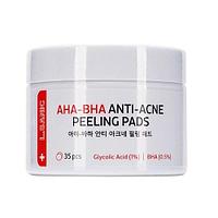 Диски отшелушивающие с AHA и BHA кислотами против несовершенств кожи [L Sanic] Aha-Bha Anti-Acne Peeling 35 шт