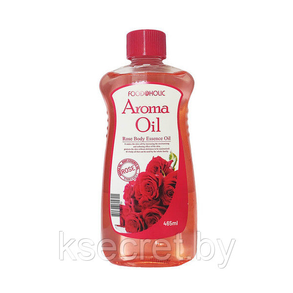 Масло для тела с розой Body Aroma Oil Rose, FOODAHOLIC, 465 мл - фото 1 - id-p209646047