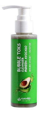 Пенка для лица кислородная с маслом авокадо Green Avocado Bubble Toks Cleanser, EYENLIP, 100 мл - фото 1 - id-p209646075