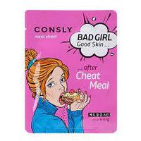 Тканевая маска для восстановления кожи после читмила Consly BAD GIRL Good Skin after Cheat Meal Mask Sheet