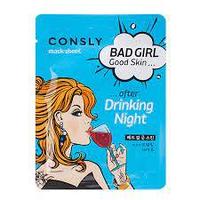 Тканевая маска для восстановления кожи после вечеринки Consly Bad Girl Good Skin After Drinking Night Mask